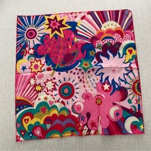 Lush colorful knot wrap